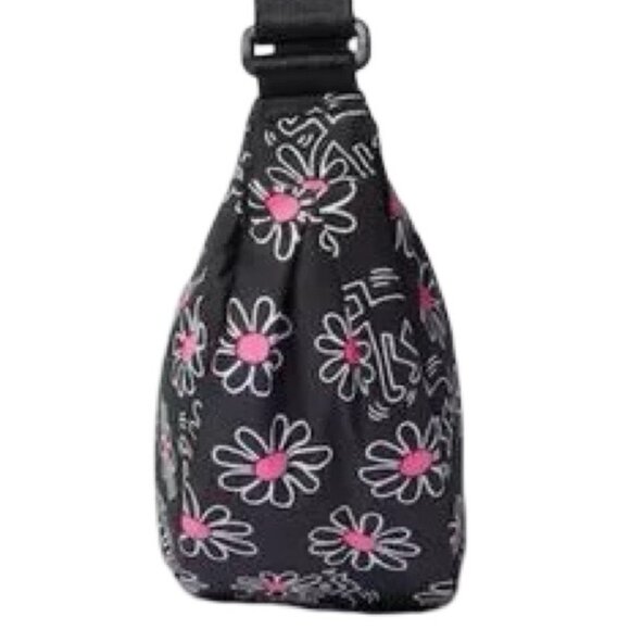 Keith Haring x Uniqlo Round Mini Shoulder Bag Limited Edition Black Graffiti NWT - Picture 2 of 4